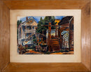 Harry Glassgold Signed Modern American Impressionist Watercolor on Paper 1949