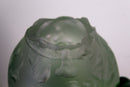 Judson Guérard Signed Green Handblown Contemporary Art Glass Vase Chaos Series