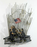 Contemporary Curtis Jere Signed & Dated 9/11 Memorial Wall Sculpture