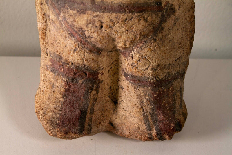 Pre-Columbian Chancay Statuette Figure Terracotta Pottery Artifact Late Classic