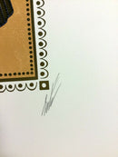 Mid Century Modern Deco Unframed Calyph's Favorite Erte Signed Lithograph