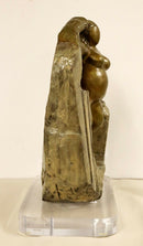 Contemporary Bronze Table Sculpture Duchess Nude Signed by Jerry Soble 1990s
