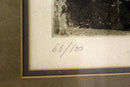 Jose Oretega Chardons III Signed Modern Etching
