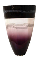 Murano Seguso Glass Vase Sculpture signed Giampolo 1999