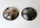 Mid Century Modern Pair Alfredo Scciarotta Modernist Sterling Silver Mini Bowls