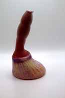 Bernie D’Onofrio Set of 3 Contemporary Hand-Blown Sculpted Etched Glass Bottle