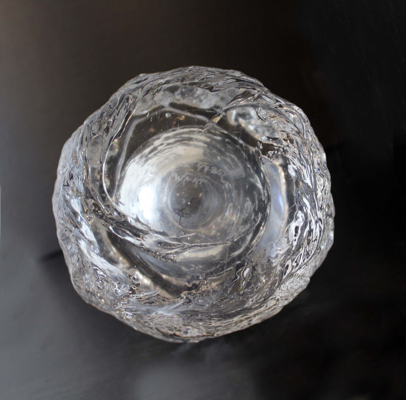 Waarf Rare Kosta Glass Vessel Clear Glass Overlay