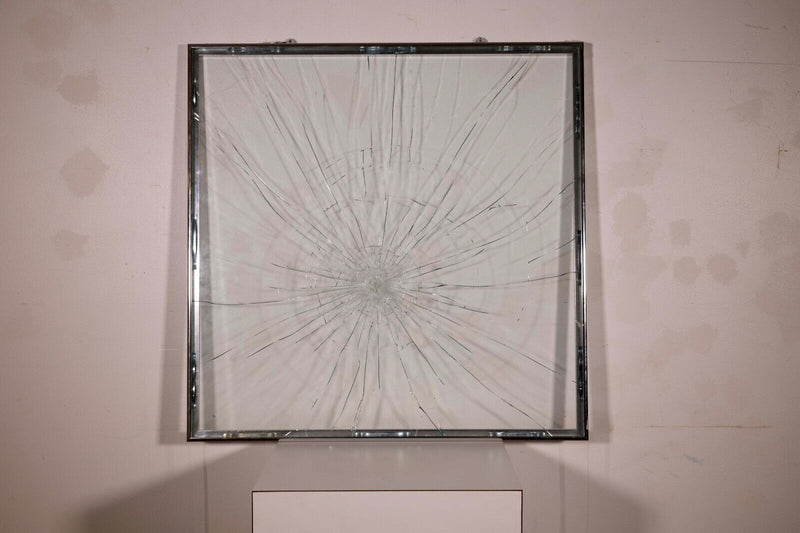 Stephen Hansen Kicks Signed Contemporary Papier Mache and Glass Sculpture 1987