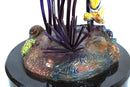 J Townsend Sealife Clownfish in Coral Bronze & Ceramic Sculpture Signed 7/399