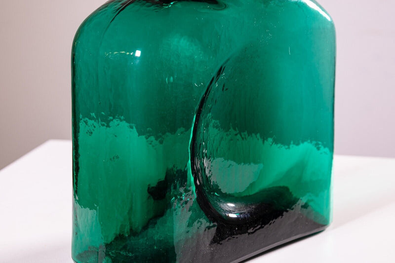 Set of 4 Model 384 Blenko Multi Colored Glass Water Bottle Pitchers