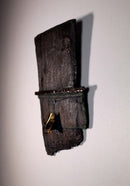 Sue Linburg Le Souvenir II Signed Modern Polychromed Bronze Hanging Wall Sculpt