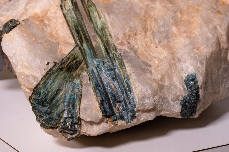 Crystal Lepidolite Geode w Tourmaline Vintage Mineral Specimen