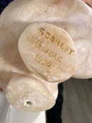 Jerry Soble Signed Scarlett 1995 Contemporary Female Nude Pink Marble Sculpture