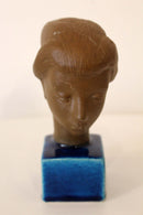 Johannes Hedegaard Royal Copenhagen Denmark Set of 4 Rare Ceramic Busts 1960s