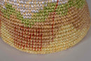 Katherine Westphal Big Sky Signed Raffia Woven Basket w/ Feather Accents 1994