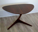 Vladimir Kagan Signed Cantilever Unicorn End Table