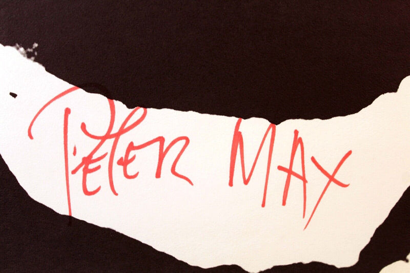 Peter Max Toulouse Lautrec 2 Signed Pop Art Retro Vintage Lithograph Poster 1967