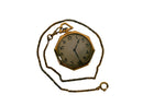 Longines Swiss Octagon Art Deco Pocket Watch with Chain 1918