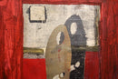 Contemporary Modern Deborah Putnoi Collage & Paint on Wood Painting