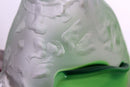 Judson Guérard Signed Green Handblown Contemporary Art Glass Vase Chaos Series