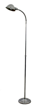 Mid Century Modern Faris Aluminum Adjustable Head Floor Lamp 1970s Sonneman Era