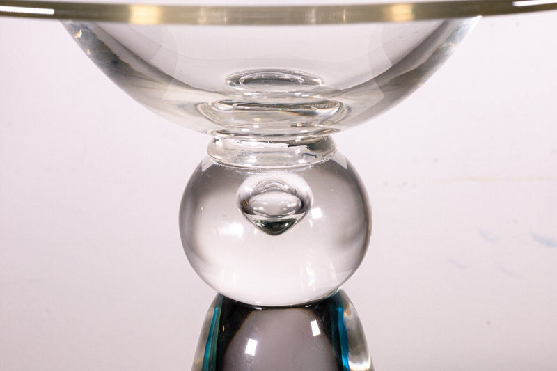 Luigi Mellara Large Glass Bowl Centerpiece