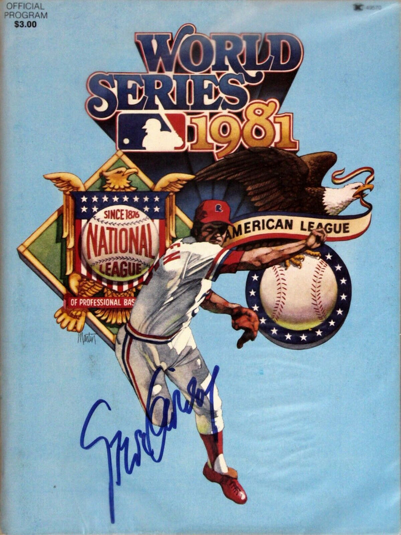 Set of 3 World Series Program 1977/1981/1988 Autographed