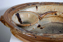 Maurice Chandler 1985 Large Ceramic Divided Tray Aarkenstone Mid Century