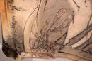 Steven & Susan Kemenyffy Signed Raku Ceramic Hanging Relief Wall Sculpture 1970