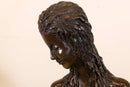 Art Deco Nouveau Modern Female Nude Bronze Decorative Figurative Sculpture