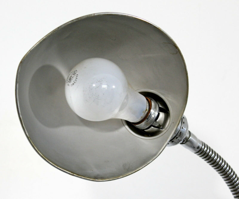 Mid Century Modern Faris Aluminum Adjustable Head Floor Lamp 1970s Sonneman Era