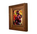 Simon Bull Grapes Giclee Signed Unique Acrylic Painting on Verso Framed 11/195