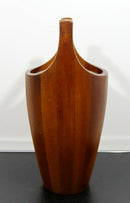 Mid Century Modern Danish Teak Ice Bucket Bar Accessory 1960s Scandinavian