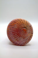 Bernie D’Onofrio Set of 3 Contemporary Hand-Blown Sculpted Etched Glass Bottle