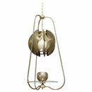 Mid Century Modern String Wire Art Swag Chrome Chandelier Light Fixture 1960s