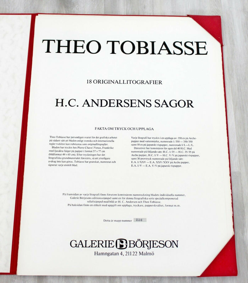 Mid Century Modern Theo Tobiasse Steadfast Soldier Litho 224/350 H.C Anderson