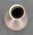 Mid Century Modern Ceramic Slim Vase Signed Berndt Friberg Gray Hare Glaze 1960s