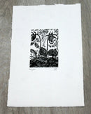 Unframed Brendan A. Brandis Wood Engraving Calypso