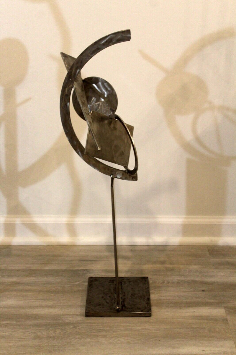 Contemporary Modern Stainless Steel Abstract Sculpture by Robert Hansen 39" H