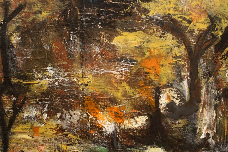 Jean-Claude Gaugy Abstract Landscape Oil Painting on Canvas