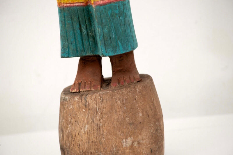 Thai Sawasdee Praying Hands Welcome or Greeting Figure Statue Solid Carved Wood