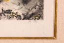 Marc Chagall Oracle sur Babylone pl. 93 from The Bible Series Signed Etching