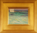 Charles H Woodbury Marine White House Oil on Board Estate Stamped CHW-40 Framed