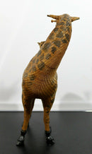 Vintage Woven Chinese Giraffe Asian Style Basket Sculpture
