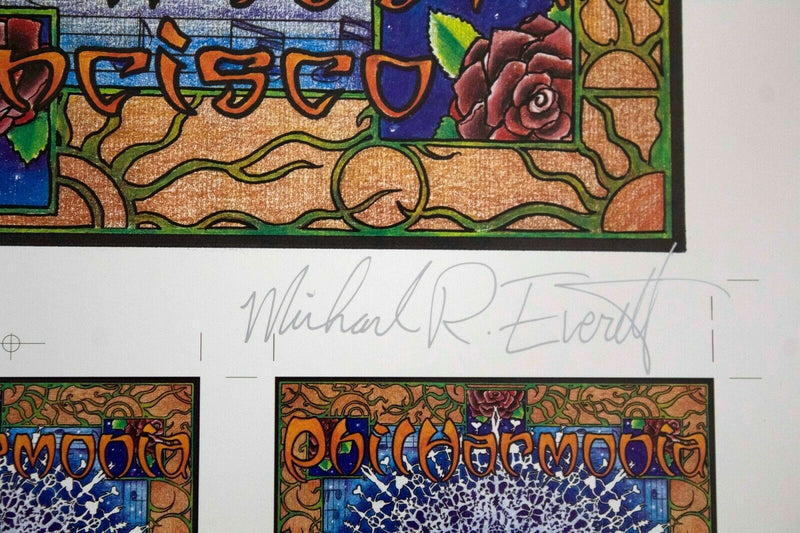 Phil Lesh Phil Harmonia Signed Michael R Everett 1997 Poster