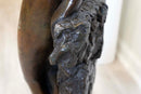 Art Deco Nouveau Modern Female Nude Bronze Decorative Figurative Sculpture