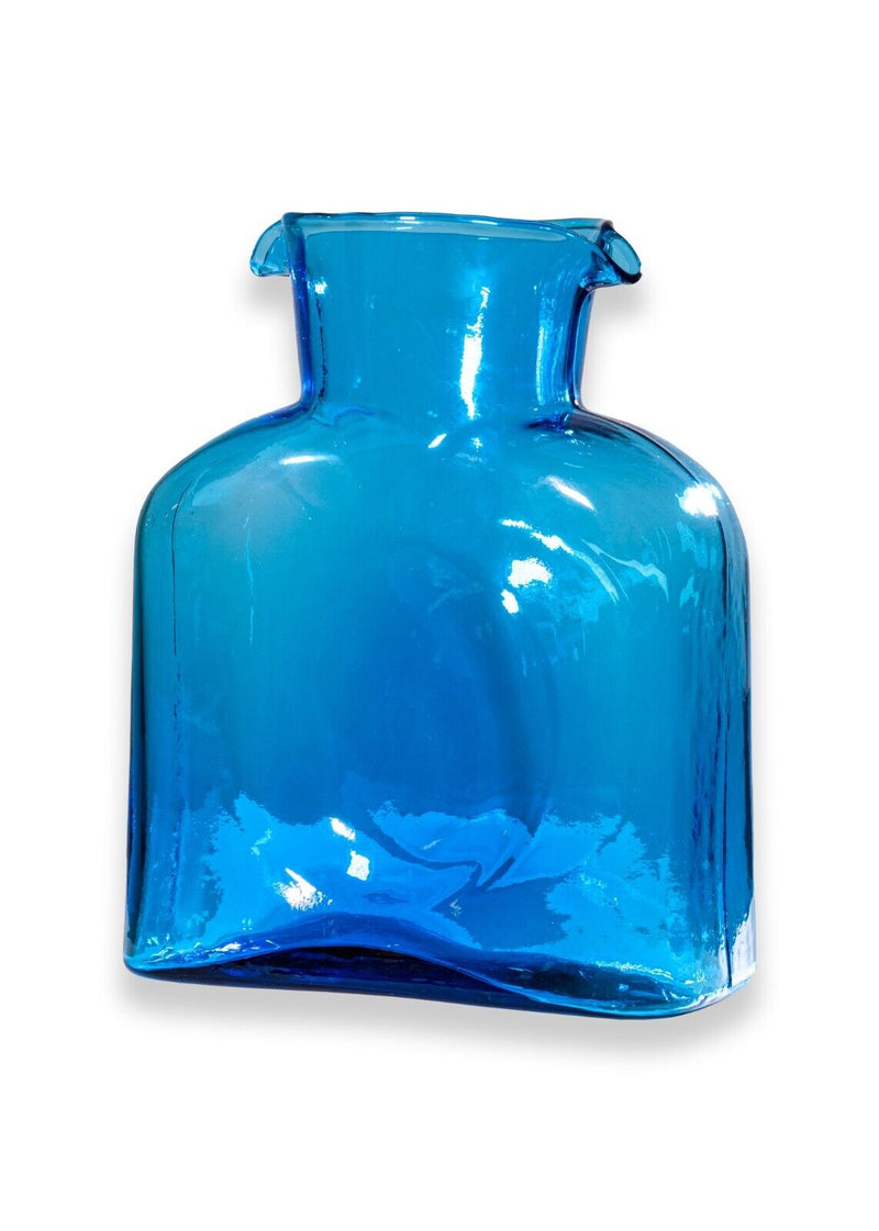 Set of 4 Model 384 Blenko Multi Colored Glass Water Bottle Pitchers