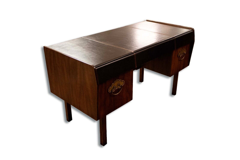 Mid Century Modern Bert England for Widdicomb Leather Top Desk
