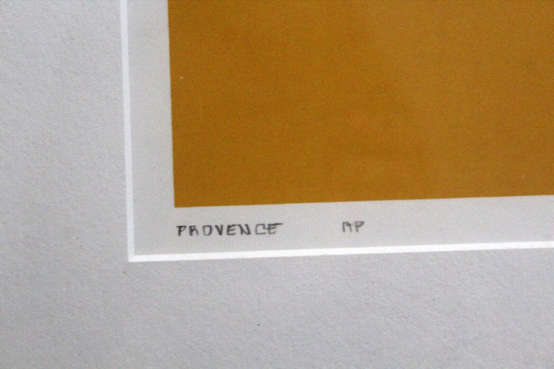 Arthur Secunda Provence Signed AP Limited Edition Serigraph on Paper Framed 1980