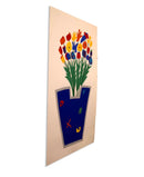 Daniel Gelakoska Mae’s Vase Contemporary Serigraph with Embossed Artist Seal